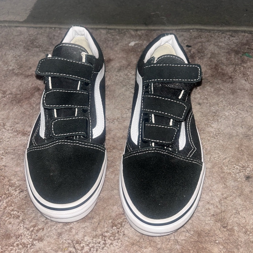Vans with Velcro straps